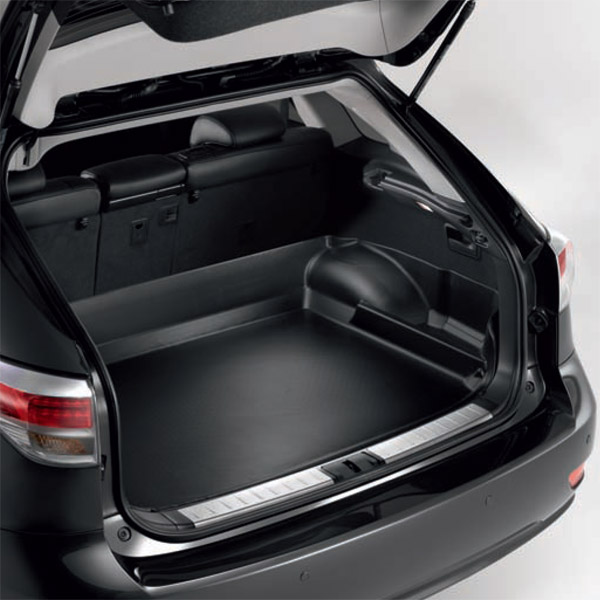 Коврик с высоким бортом в багажник, черный, резиновый Lexus PZ434K2371PJ